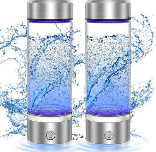 Hydrogen Health Water Bottle 450ml (Four Stage Electrolysis)