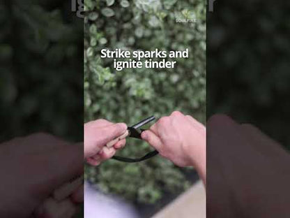 Ferro Rod Fire Starter – Weatherproof Survival Fire Starting Rod